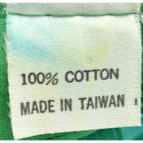 Vintage Kings Dominion Amusement Park Corduroy Hat Cap SnapBack Green Taiwan - Picture 9 of 9